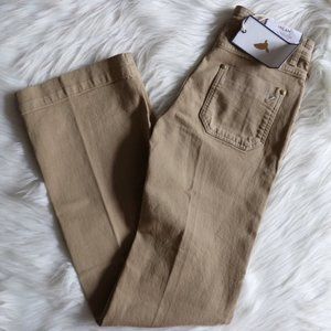 NEW Anthropologie M.i.H Milan Caramel Straight Leg Jeans Size 25